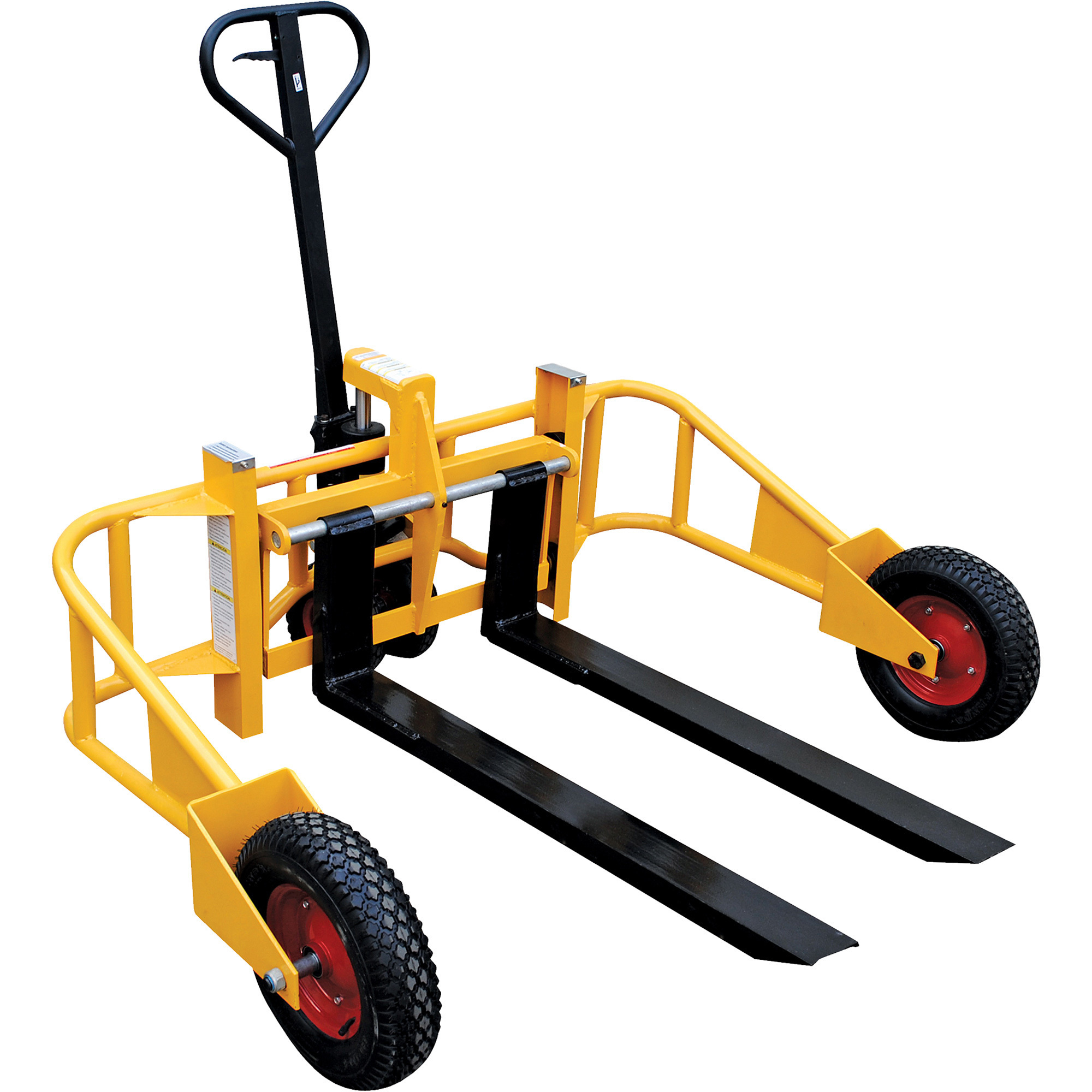 Vestil All-Terrain Pallet Truck - 1000-2000-Lb. Capacity, Pneumatic Tires, Tubular Frame